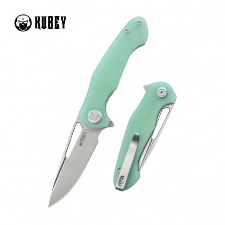 Nóż składany Kubey Dugu Jade G10, Beadblasted 14C28N (KU210I) Nóż składany Kubey Dugu Jade G10, Beadblasted 14C28N (KU210I)