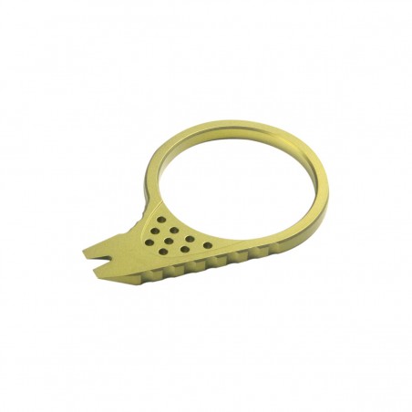 MultiTool Kubey Finger Ring Pry Bar Gold Titanium by Kot Knives (KU410D) MultiTool Kubey Finger Ring Pry Bar Gold Titanium by Kot Knives (KU410D)