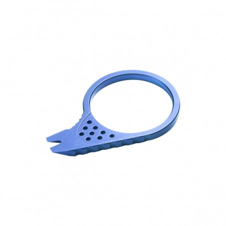 MultiTool Kubey Finger Ring Pry Bar Blue Titanium by Kot Knives (KU410B) MultiTool Kubey Finger Ring Pry Bar Blue Titanium by Kot Knives (KU410B)