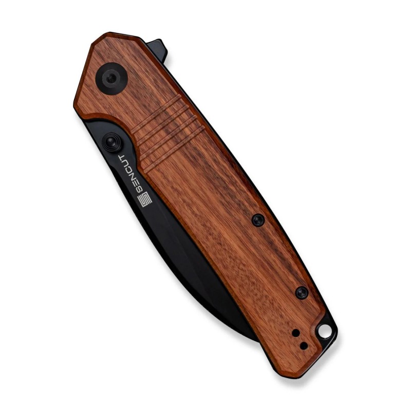 Nóż składany Sencut Awassi Guibourtia Wood, Black 9Cr18MoV (S24065-3)
