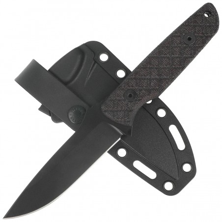 Nóż Spartan Blades Alala Black Canvas Micarta, Black Powder 1095 Cro-Van by Curtis Iovito (SBSL004BKBK) Nóż Spartan Blades Alala Black Canvas Micarta, Black Powder 1095 Cro-Van by Curtis Iovito (SBSL004BKBK)