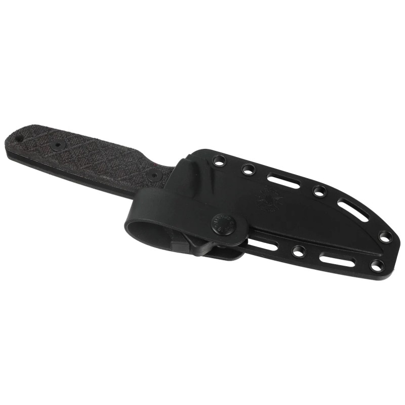 Nóż Spartan Blades Alala Black Canvas Micarta, Black Powder 1095 Cro-Van by Curtis Iovito (SBSL004BKBK)