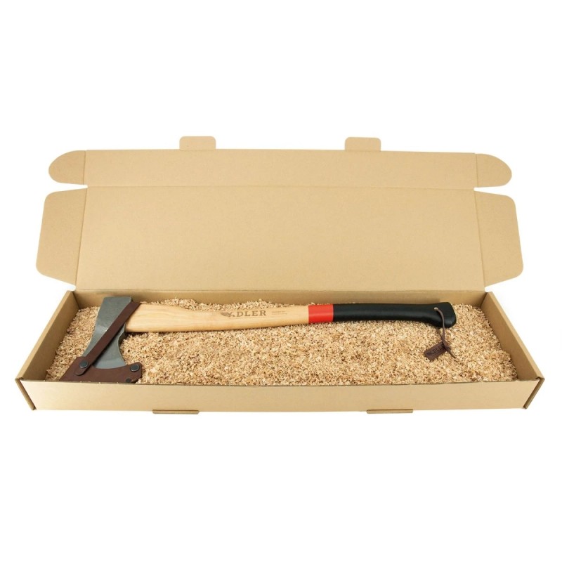 Siekiera dwuręczna Adler Rheinland Red/Black Hickory Wood, C60 Carbon Steel (101.0H125A011)