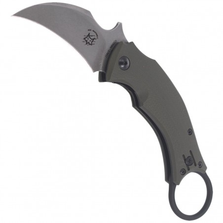 Nóż składany FOX Karambit Black Bird by Bastinelli G10 OD Green, Stone Washed (FX-591 ODSW) Nóż składany FOX Karambit Black Bird by Bastinelli G10 OD Green, Stone Washed (FX-591 ODSW)