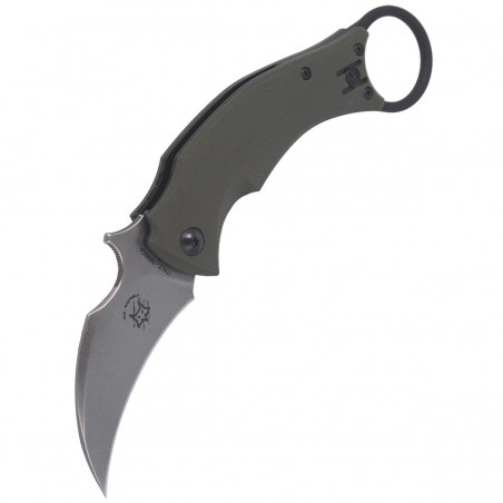 Nóż składany FOX Karambit Black Bird by Bastinelli G10 OD Green, Stone Washed (FX-591 ODSW) Nóż składany FOX Karambit Black Bird by Bastinelli G10 OD Green, Stone Washed (FX-591 ODSW)
