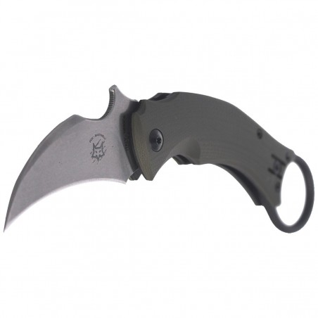 Nóż składany FOX Karambit Black Bird by Bastinelli G10 OD Green, Stone Washed (FX-591 ODSW) Nóż składany FOX Karambit Black Bird by Bastinelli G10 OD Green, Stone Washed (FX-591 ODSW)