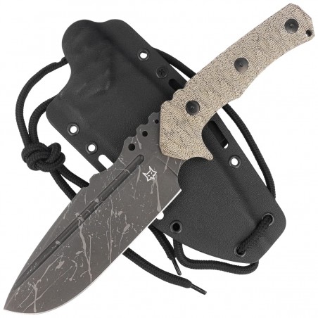 Nóż Fox URO OD Green Canvas Micarta, Acid Washed Niolox by Wander Tactical (FX-623 ODA) Nóż Fox URO OD Green Canvas Micarta, Acid Washed Niolox by Wander Tactical (FX-623 ODA)