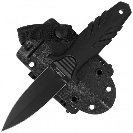 Nóż Fox FKMD Tactical Elementum Dagger D/E Black PP/TPE, Black Idroglider N690Co (FX-647 AF) Nóż Fox FKMD Tactical Elementum Dagger D/E Black PP/TPE, Black Idroglider N690Co (FX-647 AF)