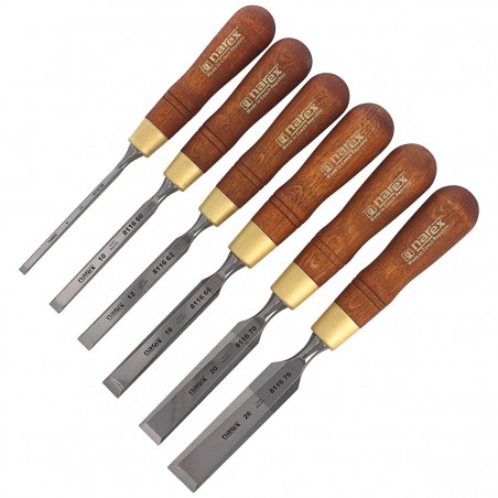 Zestaw 6 dłut stolarskich Narex Premium 6, 10, 12, 16, 20, 26 (853250) Zestaw 6 dłut stolarskich Narex Premium 6, 10, 12, 16, 20, 26 (853250)