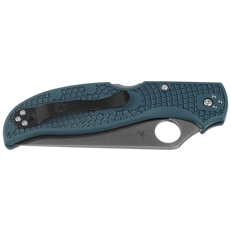 Nóż składany Spyderco Stretch 2 XL Lightweight Blue FRN, Satin K390 by Sal Glesser (C258FPK390)