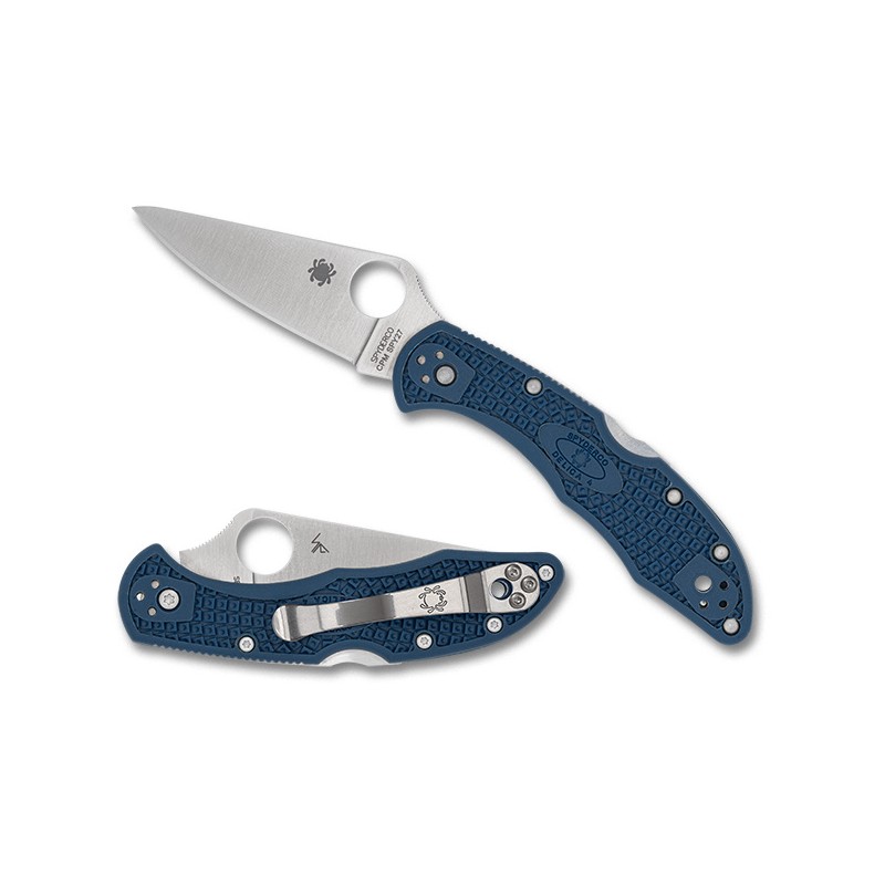 Nóż składany Spyderco Delica 4 Cobalt Blue FRN, Satin CPM SPY27 by Sal Glesser (C11PCBL)