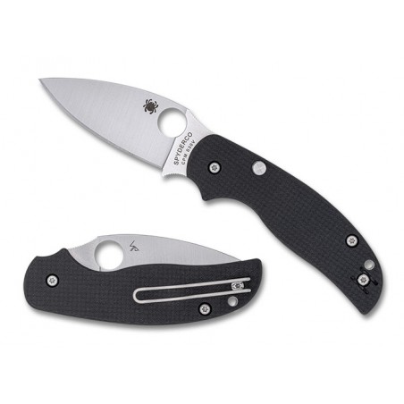 Nóż składany Spyderco Sage 6 Black Carbon Fiber/G10, Satin CPM S30V by Sal Glesser (C123CFBCLP)