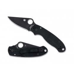 Nóż składany Spyderco Para 3 Salt Black G10, Black DLC MagnaCut by Sal, Eric Glesser (C223GMCBKP)