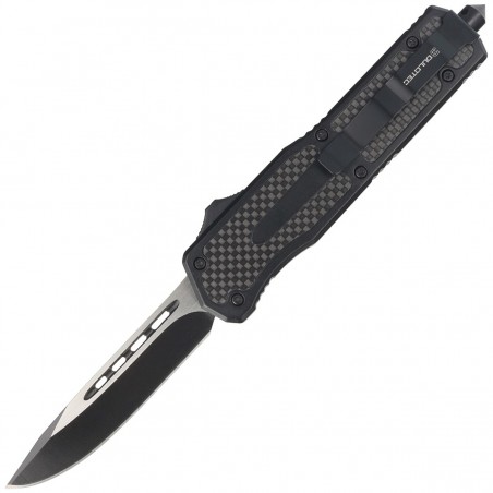 Nóż automatyczny Dulotec OTF Aluminium / Carbon Fiber, Two-Tone Finish 3Cr13MoV (K185A) Nóż automatyczny Dulotec OTF Aluminium / Carbon Fiber, Two-Tone Finish 3Cr13MoV (K185A)