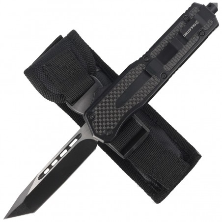 Nóż automatyczny Dulotec OTF Aluminium / Carbon Fiber, Two-Tone Finish 3Cr13MoV (K183A) Nóż automatyczny Dulotec OTF Aluminium / Carbon Fiber, Two-Tone Finish 3Cr13MoV (K183A)