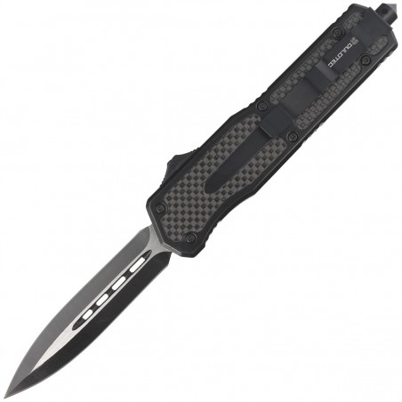 Nóż automatyczny Dulotec OTF Aluminium / Carbon Fiber, Two-Tone Finish 3Cr13MoV (K184A) Nóż automatyczny Dulotec OTF Aluminium / Carbon Fiber, Two-Tone Finish 3Cr13MoV (K184A)