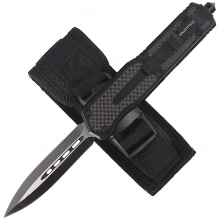 Nóż automatyczny Dulotec OTF Aluminium / Carbon Fiber, Two-Tone Finish 3Cr13MoV (K184A) Nóż automatyczny Dulotec OTF Aluminium / Carbon Fiber, Two-Tone Finish 3Cr13MoV (K184A)