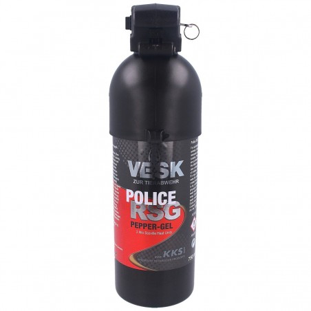 Gaz pieprzowy KKS VESK RSG Police Gel 2mln SHU, Stream 750ml (12750-G) Gaz pieprzowy KKS VESK RSG Police Gel 2mln SHU, Stream 750ml (12750-G)