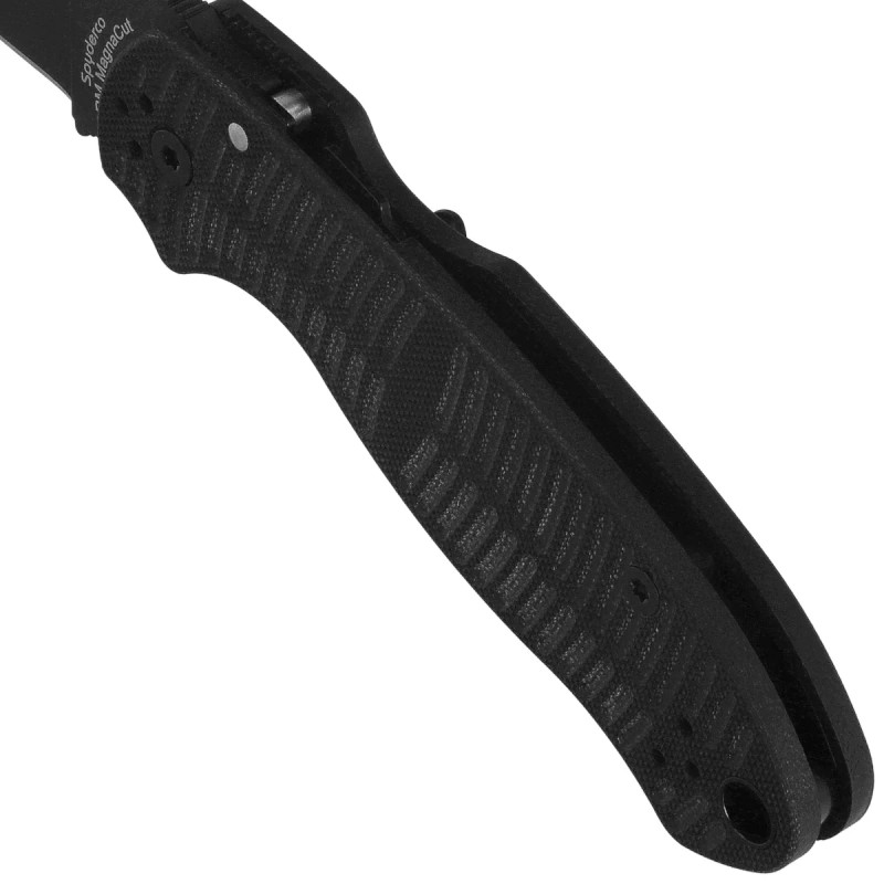 Nóż składany Spyderco Para 3 Salt Black G10, Black DLC MagnaCut by Sal, Eric Glesser (C223GMCBKP)