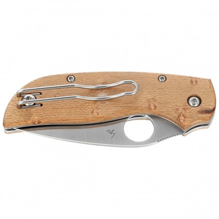 Nóż składany Spyderco Chaparral Slipit Birdseye Maple, Satin CTS XHP by Sal Glesser (C152NLWDP) Nóż składany Spyderco Chaparral Slipit Birdseye Maple, Satin CTS XHP by Sal Glesser (C152NLWDP)