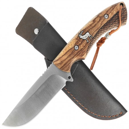 Nóż myśliwski Martinez Albainox Deer Zebra Wood, Satin 3Cr13Mov (32798) Nóż myśliwski Martinez Albainox Deer Zebra Wood, Satin 3Cr13Mov (32798)