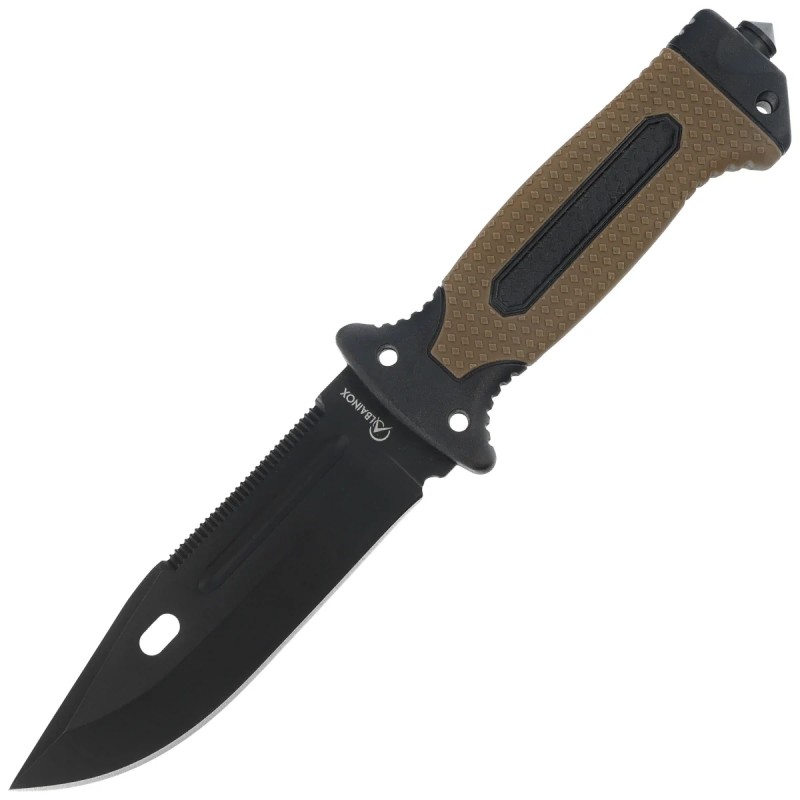 Nóż Martinez Albainox ABS/Rubber Coyote/Black, Black 3Cr13Mov (32664)