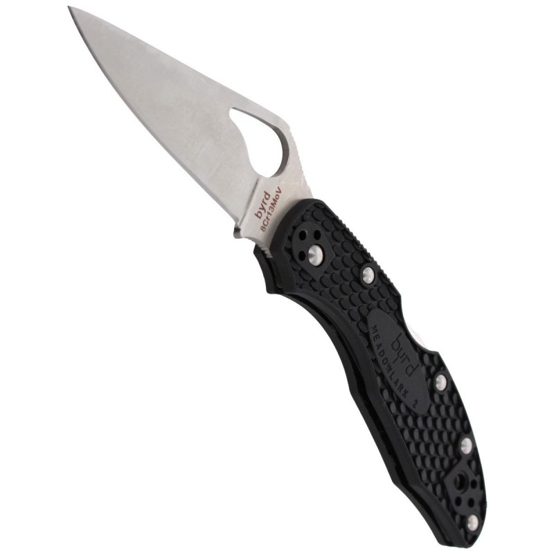 Nóż Spyderco Byrd Meadowlark 2 FRN Black, Plain (BY04PBK2)