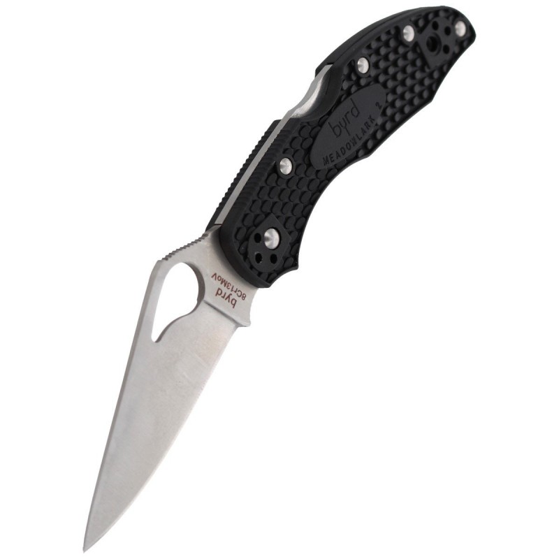 Nóż Spyderco Byrd Meadowlark 2 FRN Black, Plain (BY04PBK2)