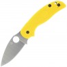 Nóż składany Spyderco Sage 5 Lightweight Salt Yellow FRN, Satin MagnaCut by Sal Glesser (C123PYL)
