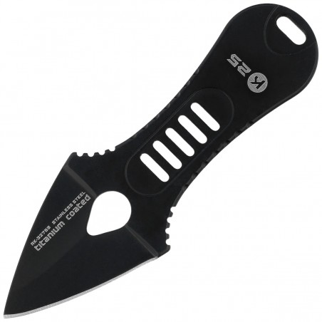 Nóż na szyję K25 RK-32759 Black Steel, Black Titanium 7Cr17Mov