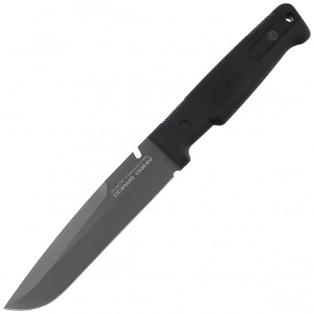 Nóż K25 RK-32757 Black Rubber, Black Titanium 4Cr13Mov