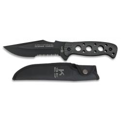Nóż K25 RK-31824 Grey Aluminium, Black Titanium 7Cr17Mov