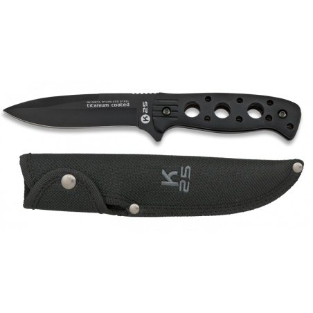 Nóż K25 RK-31574 Black Aluminium, Black Titanium 7Cr17MoV Nóż K25 RK-31574 Black Aluminium, Black Titanium 7Cr17MoV