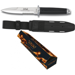 Nóż Tokisu Ishida Black Rubber, Satin 7Cr17MoV (32381)