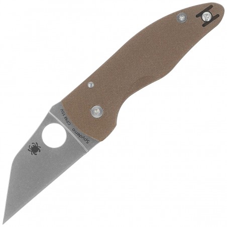 Nóż składany Spyderco Microjimbo Sprint Run Brown G10, Stonewashed CPM 15V by Michael Janich (C264GPBN15V) Nóż składany Spyderco Microjimbo Sprint Run Brown G10, Stonewashed CPM 15V by Michael Janich (C264GPBN15V)