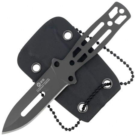 Nóż na szyję K25 RK-32370 Neck Knife Titanium Nakted, Titanium 7Cr17Mov Nóż na szyję K25 RK-32370 Neck Knife Titanium Nakted, Titanium 7Cr17Mov