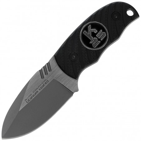 Nóż na szyję K25 RK-32331 Neck Knife Black G10, Titanium/Brushed 7Cr17Mov Nóż na szyję K25 RK-32331 Neck Knife Black G10, Titanium/Brushed 7Cr17Mov