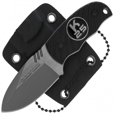 Nóż na szyję K25 RK-32331 Neck Knife Black G10, Titanium/Brushed 7Cr17Mov Nóż na szyję K25 RK-32331 Neck Knife Black G10, Titanium/Brushed 7Cr17Mov
