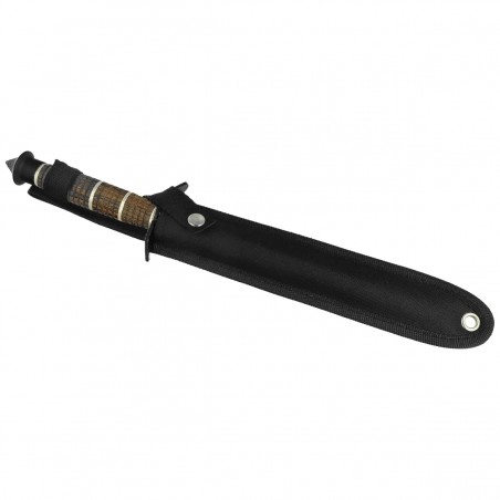 Sztylet Martinez Albainox Triplex Edge Aluminium/Wood, Black 3Cr13Mov (32511) Sztylet Martinez Albainox Triplex Edge Aluminium/Wood, Black 3Cr13Mov (32511)