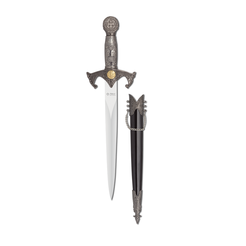 Sztylet templariuszy Templar Knights Zamak/ABS, Brightness 3Cr13Mov (32726)