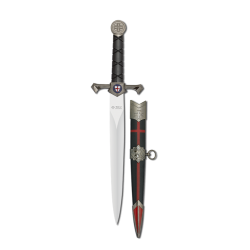 Sztylet templariuszy Templar Zamak/ABS, Brightness 3Cr13Mov (32745)