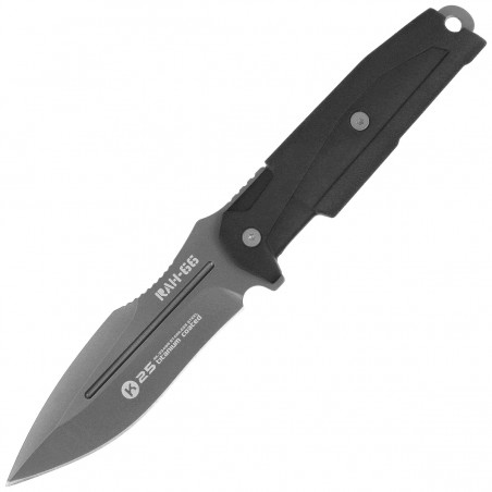 Nóż K25 RAH-66 Black Rubber, Titanium 7Cr17Mov Nóż K25 RAH-66 Black Rubber, Titanium 7Cr17Mov