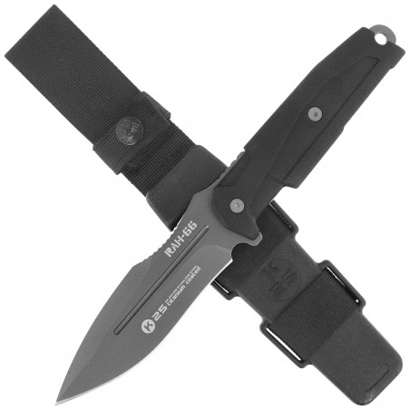 Nóż K25 RAH-66 Black Rubber, Titanium 7Cr17Mov Nóż K25 RAH-66 Black Rubber, Titanium 7Cr17Mov