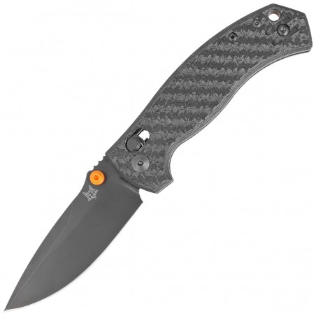 Nóż składany Fox Anzu Carbon Fiber 3K, Black PVD MagnaCut by Les George (FX-560 CFOR) Nóż składany Fox Anzu Carbon Fiber 3K, Black PVD MagnaCut by Les George (FX-560 CFOR)