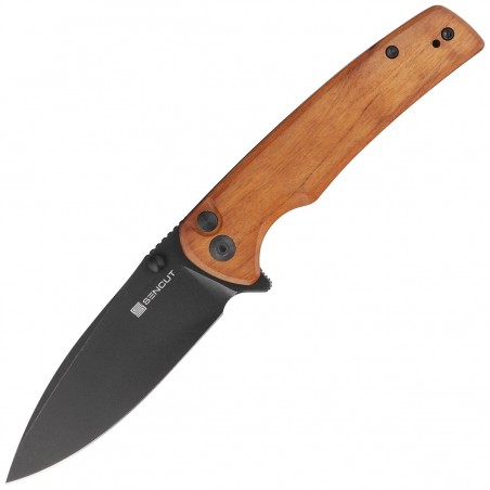 Nóż składany Sencut Sachse Guibourtia Wood, Black Stonewashed 9Cr18MoV (S21007-6) Nóż składany Sencut Sachse Guibourtia Wood, Black Stonewashed 9Cr18MoV (S21007-6)