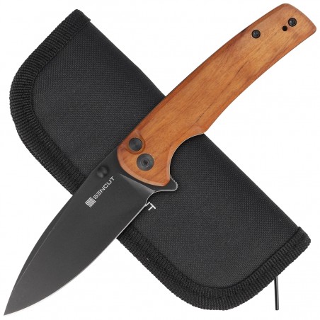 Nóż składany Sencut Sachse Guibourtia Wood, Black Stonewashed 9Cr18MoV (S21007-6) Nóż składany Sencut Sachse Guibourtia Wood, Black Stonewashed 9Cr18MoV (S21007-6)