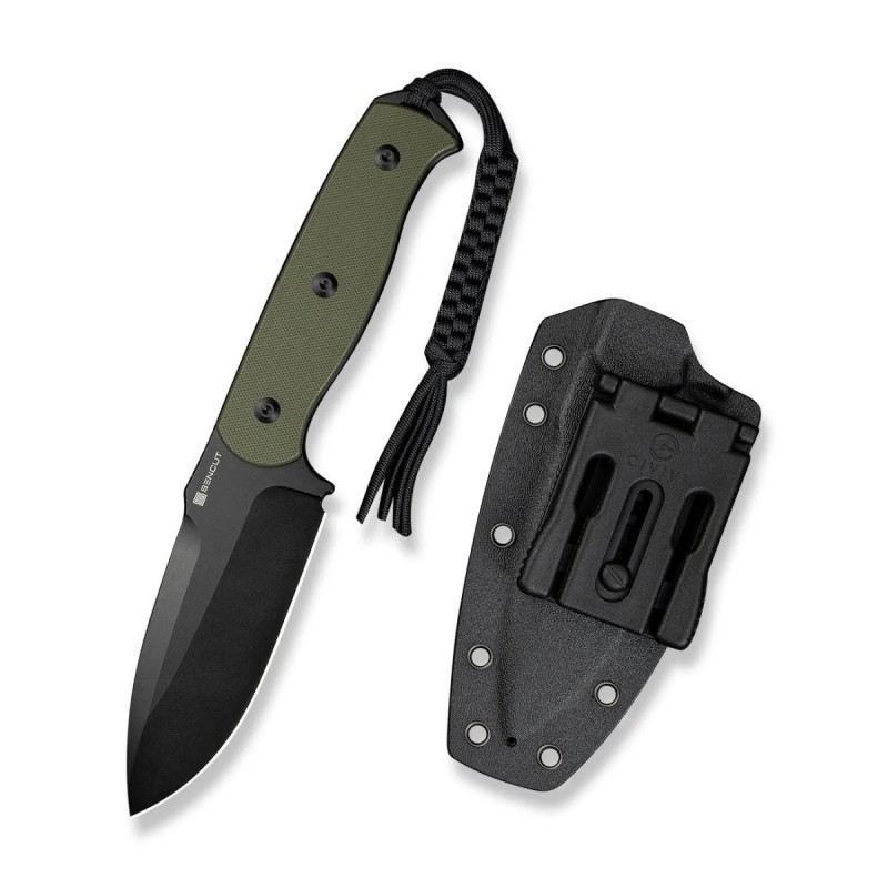 Nóż Sencut Toxodon OD Green G10, Black 9Cr18MoV (S24036-2)