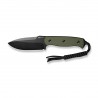 Nóż Sencut Toxodon OD Green G10, Black 9Cr18MoV (S24036-2)