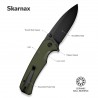 Nóż składany Sencut Skarnax OD Green G10, Black 9Cr18MoV (S24025-2)