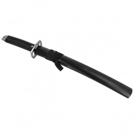 Sztylet japoński Tokisu Yokimura Black Rubber, Satin 1065 (32763)